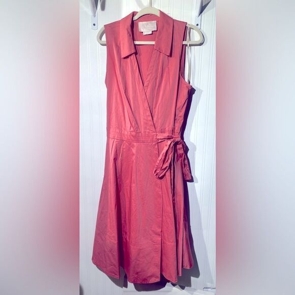 Gal Meets Glam Heather Dress in Rosemist Pink Sz 18 - Picture 3 of 10